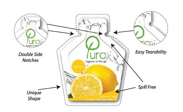 puro packaging features
