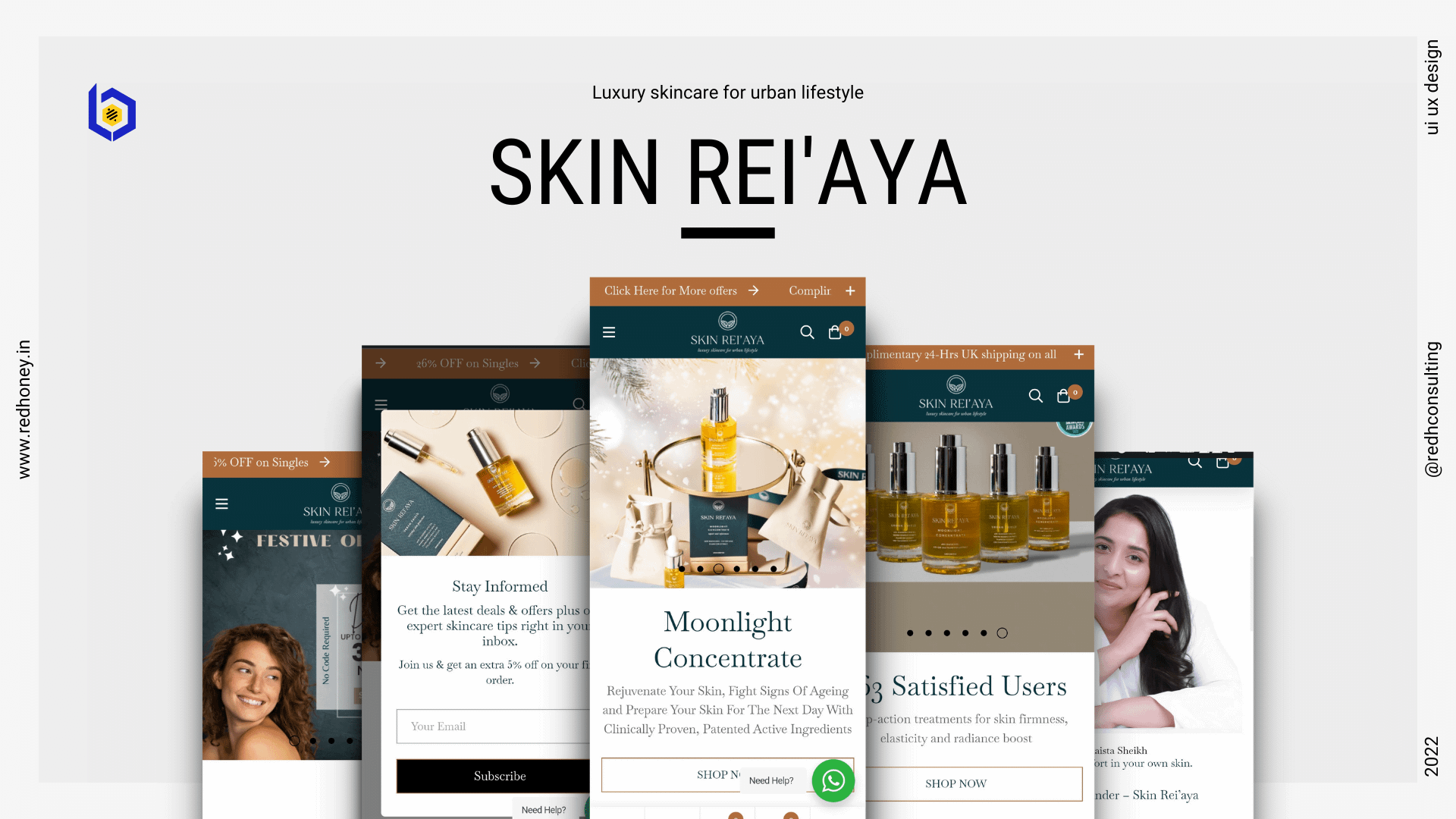 Skin Rei’aya – Web Design